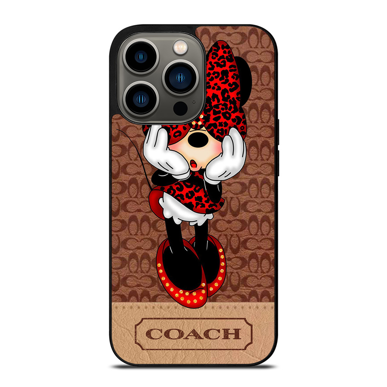 MINNIE MOUSE COACH iPhone 13 Pro Case Cover